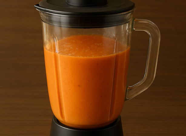 гарбузове пюре у блендері